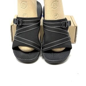 Skechers‎ Outdoor Lifestyle Women's Perfect Planning Slide Reggae Black Size 8